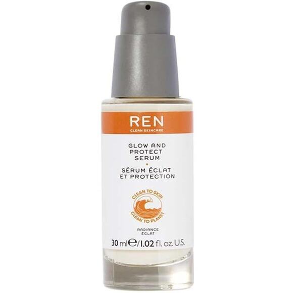 REN CLEAN SKINCARE Glow and Protect Serum - 30 mL / 1.02 fl oz - Picture 1 of 5